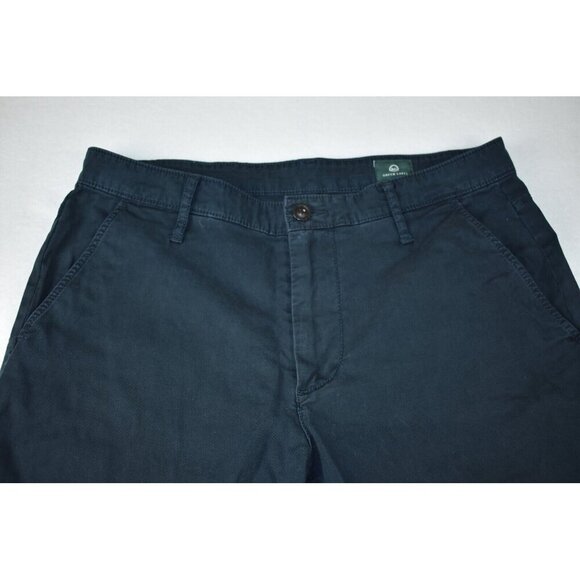 Adriano Goldschmied Green Label Men Chino Pants 31x27 Stretch Navy Slim Straight - Picture 3 of 15